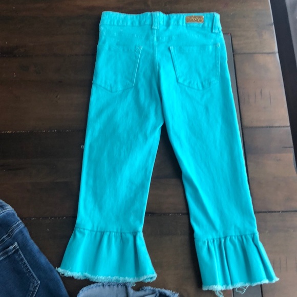 2 pair jeans one pull on the other zipper girls - Picture 9 of 11